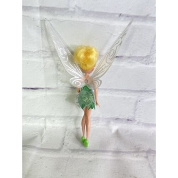 Jakks Pacific Disney Fairies Tinker Bell Fairy Mini Doll With Wings Shoes 2010 - Picture 3 of 6